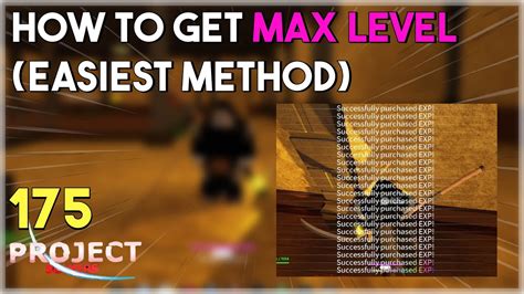 How To Get Max Level Fast In Update Project Slayers Youtube