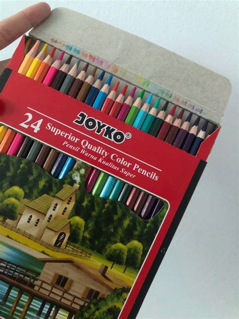 Pensil Warna Joyko 24 Warna Buku And Alat Tulis Alat Tulis Di Carousell