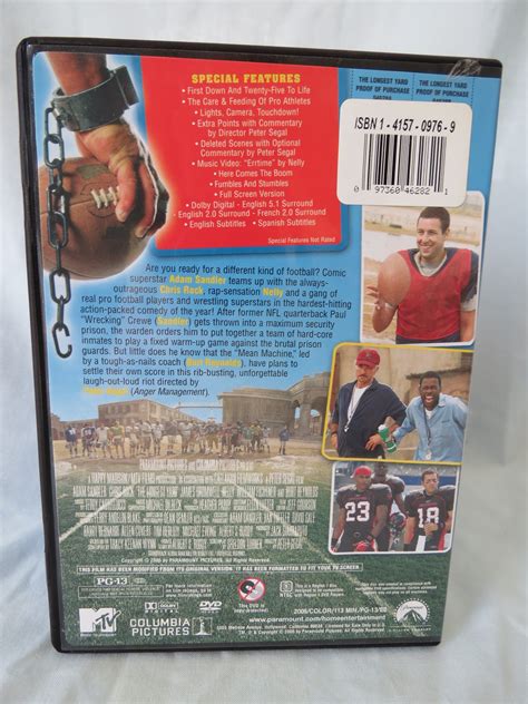 The Longest Yard 2005 Dvd Cover