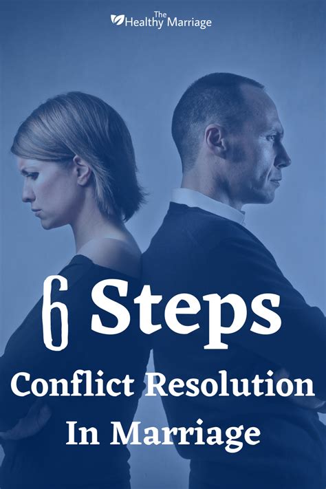 6 Steps To Conflict Resolution In Marriage The Healthy Marriage