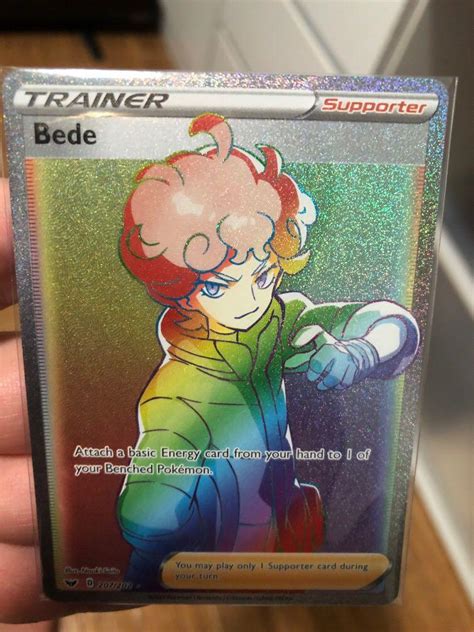 Bede Rr Trainer Pokemon Card Toys And Games Board Games And Cards On