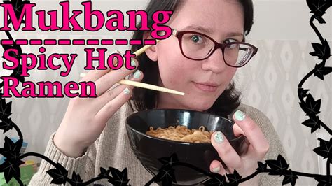 Mukbang Extremly Spicy Hot Ramen Youtube