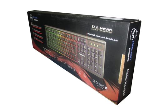 Teclado Gamer Led Halion Rainbow Ha K Blue Planet Technology