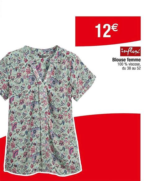 Promo Blouse Femme Influx Chez Cora ICatalogue Fr