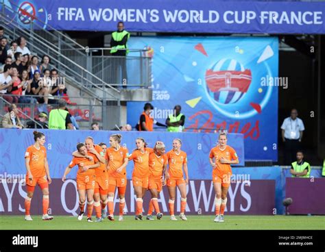 Dutch Players Celebrate After Netherlands Lieke Martens Center