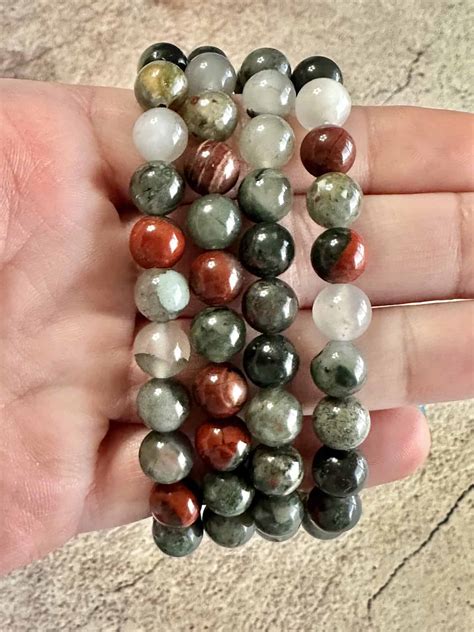 Bloodstone Bracelet Mm Mama Moon Rocks