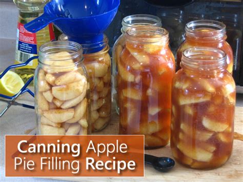 Canning Apple Pie Filling Recipe