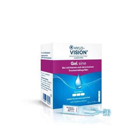 Hylo Vision Gel Sine Augentropfen Einzeldosen Apothekenshop Online