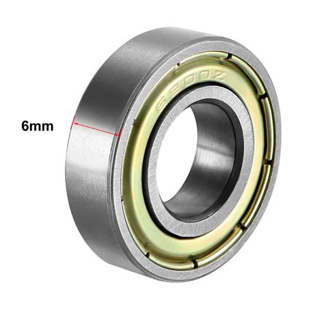 Mm X Mm X Mm Carbon Steel Bearings Uxcell Zz Deep Groove Ball