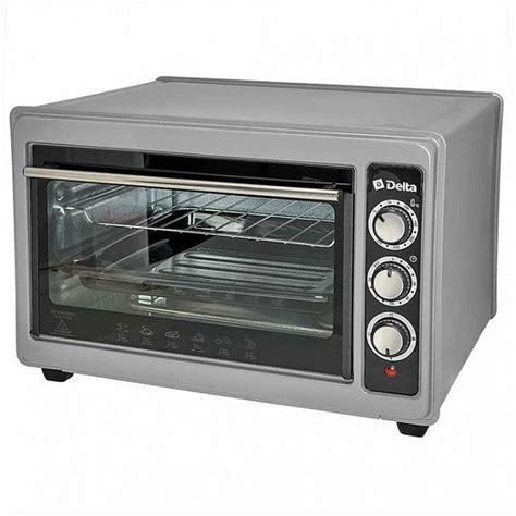 Мини-печь Delta D-0123, серый, черный, 37 л купить по низкой цене с ...