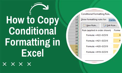 How To Copy Conditional Formatting In Excel Earn And Excel