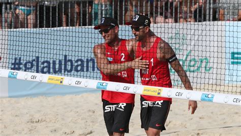 Beachvolleyball Auftaktsieg für Doppler Horst bei Major in Gstaad