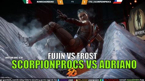 SCORPIONPROCS VS ADRIANO Fujin Vs Frost FT5 Mortal Kombat 11