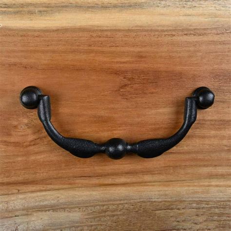 Drawer Pull Wrought Iron Black Rustproof Renovators Supply Walmart