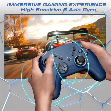 PC Wireless Controller, Bluetooth Gaming Controllers for Windows, Steam ...