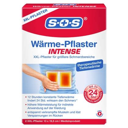 SOS Wärme Pflaster Intense 2 St 2 St online kaufen DocMorris