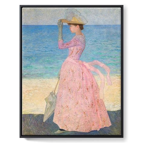 Femme L Ombrelle Framed Canvas Boutiques De Mus Es