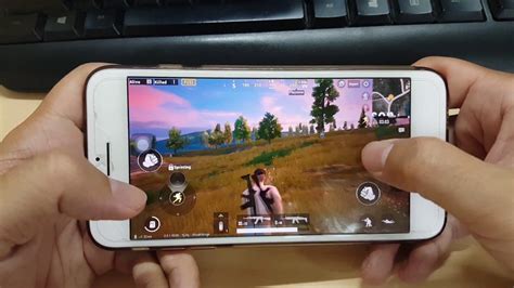 Test Game Pubg Mobile On Iphone Plus Youtube