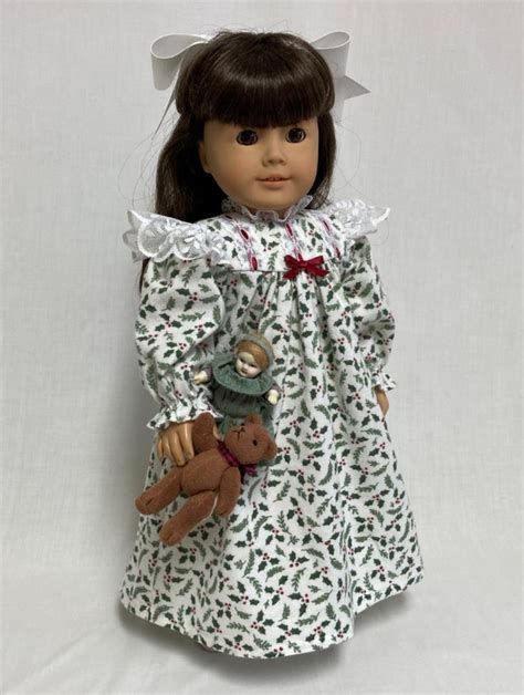 Mrs Quinn S Doll Clothes Holiday Nightgown Doll Clothes Green Plaid