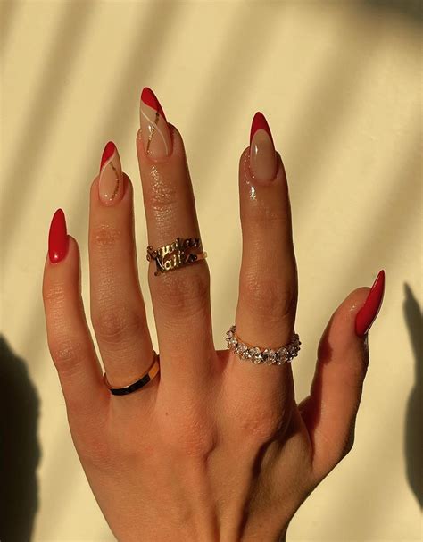 Cute Nail Designs To Inspire You Red Gel Nails Acrylic Nails