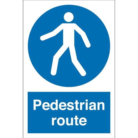 Pedestrian Route Signs - from Signs UK