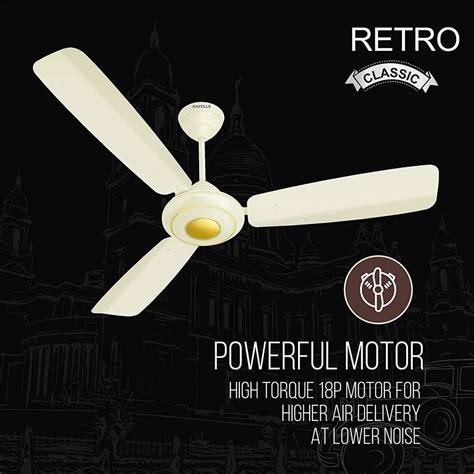 Havells Classic White Ceiling Fan Sweep Size Mm Power Watt