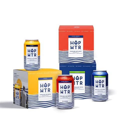 Hop Wtr Sparkling Hop Water Variety Pack 12 Pack Na Beer No