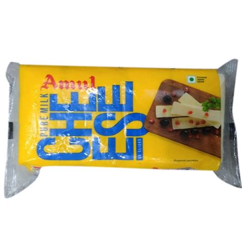 Amul Pure Milk Cheese Slice Packaging Size 200 Gm Packaging Type