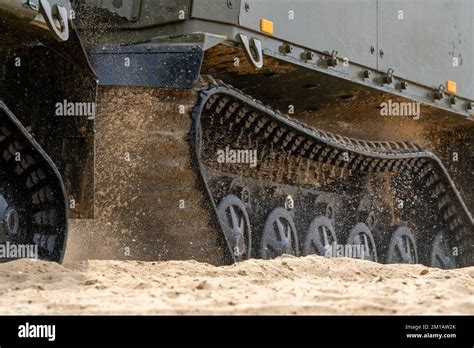 British Army Viking Bvs Amphibious Armoured All Terrain Vehicle Stock