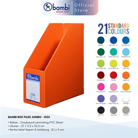 Jual Bambi Box File Magazine Jumbo Size Cm All Colour Box Arsip