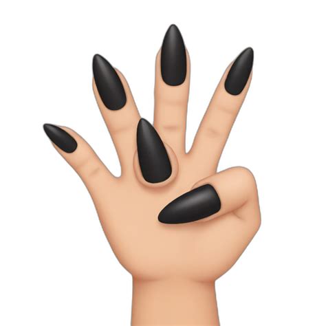 Black Nails Ai Emoji Generator