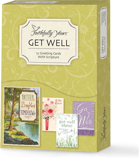 Amazon Faithfully Yours Designer Greetings Cheerful Get Well