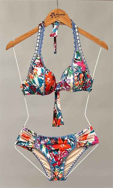 Bikini Tamara Print Floreado Praia Brava