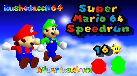 Sm64ex Coop 16 Star Speedrun 2 Players Youtube