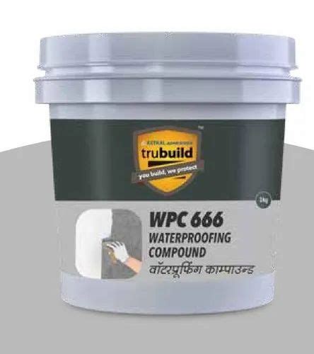 TRUBUILD WPC 666 Waterproofing Compound Acrylic Based Exterior