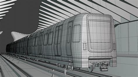 Stockholm metro stations collection | CGTrader