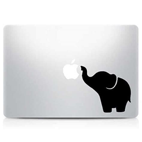 Cute Elephant Laptop Vinyl Decal Sticker Custom Made In The Usa