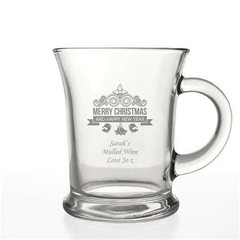 Personalised Mulled Wine Mug Merry Christmas And Happy New Year