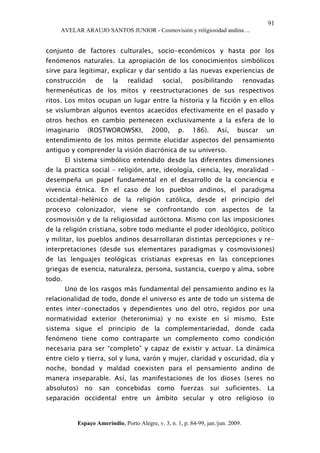 Cosmovision Andina Encuentros Desencuentos Y Reencuentros PDF