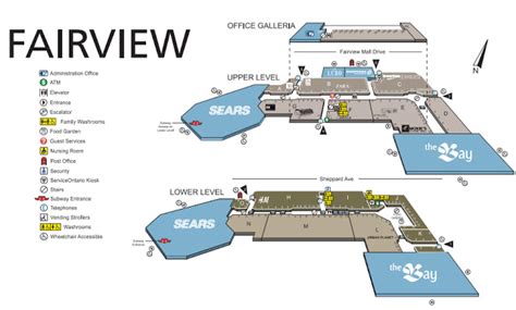 Fairview Mall Map | Color 2018