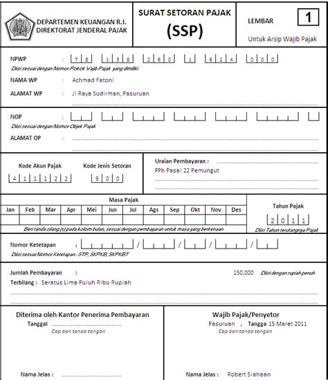 Formulir Spt Masa Pph Pasal 23 Excel Terbaru Lasroundvernmad Blo Gg