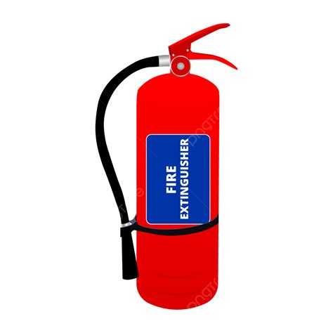 Fire Extinguisher On Transparent Background Vector Fire Extinguisher