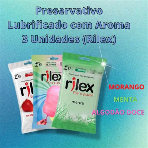 Preservativo Lubrificado Aroma Unidades Rilex Shopee Brasil