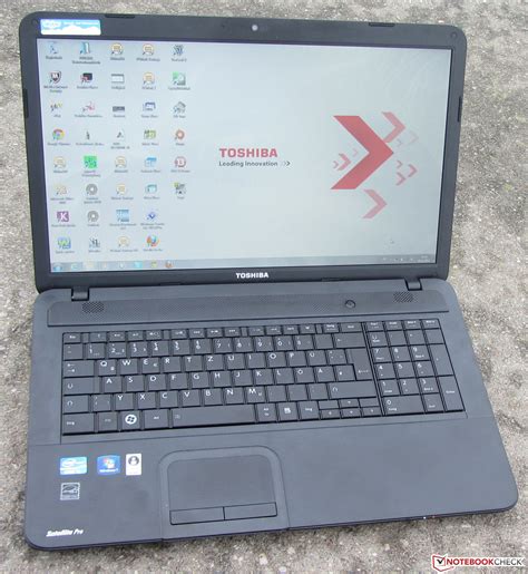 Review Toshiba Satellite Pro C Notebook Notebookcheck Net Reviews