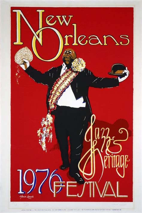 Unique Collection Of New Orleans Jazz Heritage Festival Posters