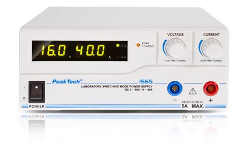 PeakTech P 1565 Laboratory Power Supply DC 1 16V 0 40A USB P