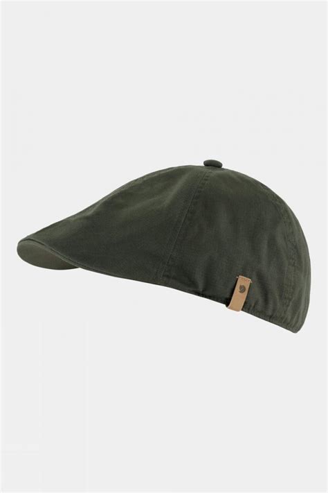 Fjallraven Summer Hats Men Övik Flat Cap Deep Forest Greeneheather