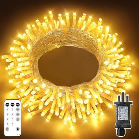 Ollny Fairy Lights Outdoor 10m 100 LED String Light Mains Powered