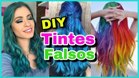 Diy Como Hacer Tinte De Cabello Falso En Casa Y Que Parezca Real