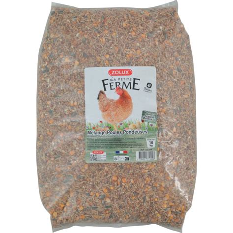 Zolux Aliment composé mélange poules pondeuses 10 kg basse cour